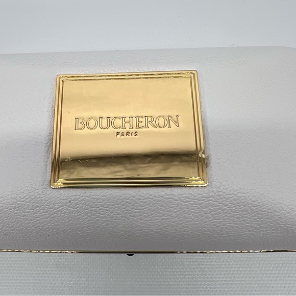 Boucheron Paris glasses case white leather - Picture 3 of 7